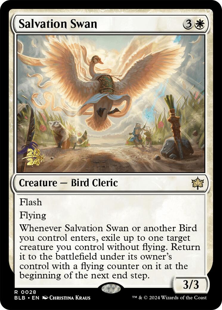 Salvation Swan [Bloomburrow Prerelease Promos] | D20 Games