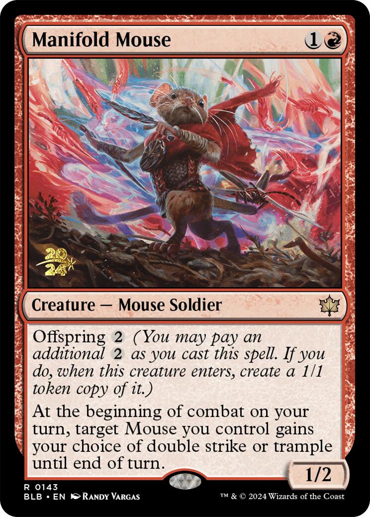 Manifold Mouse [Bloomburrow Prerelease Promos] | D20 Games