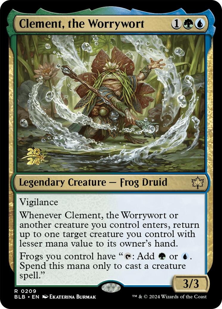 Clement, the Worrywort [Bloomburrow Prerelease Promos] | D20 Games