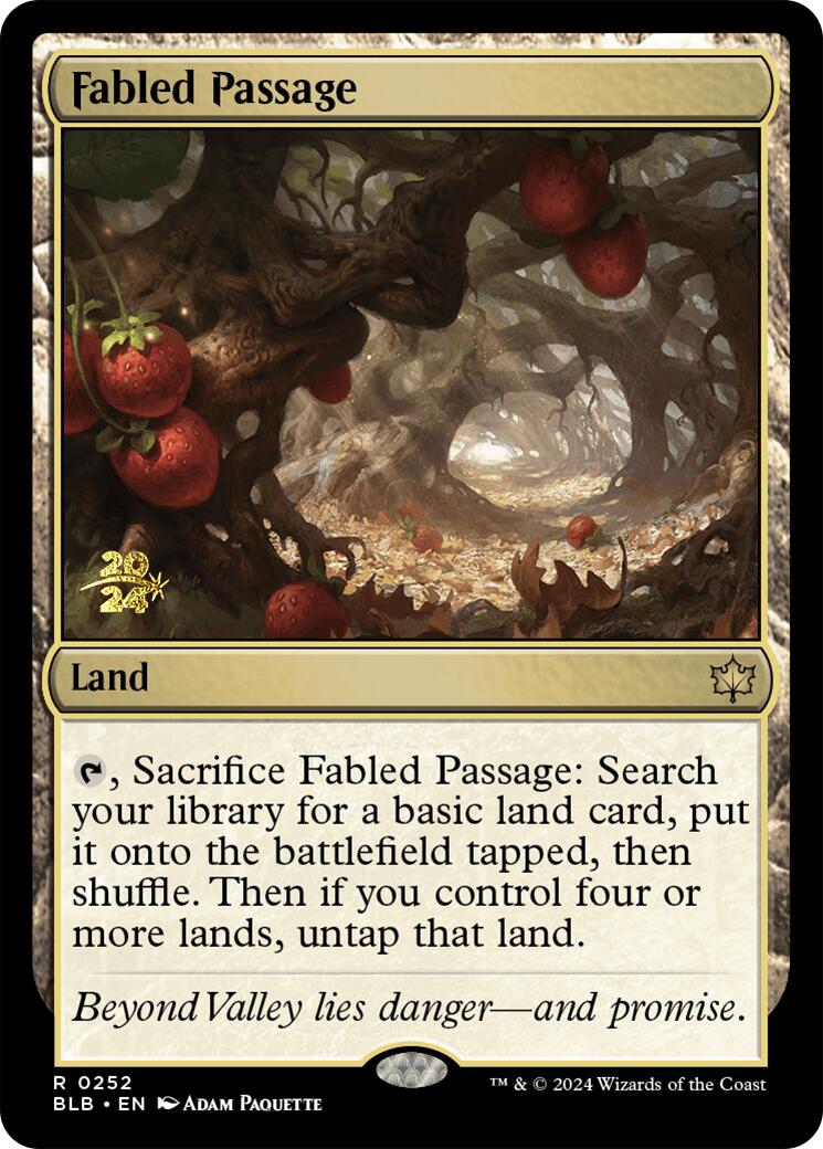 Fabled Passage [Bloomburrow Prerelease Promos] | D20 Games