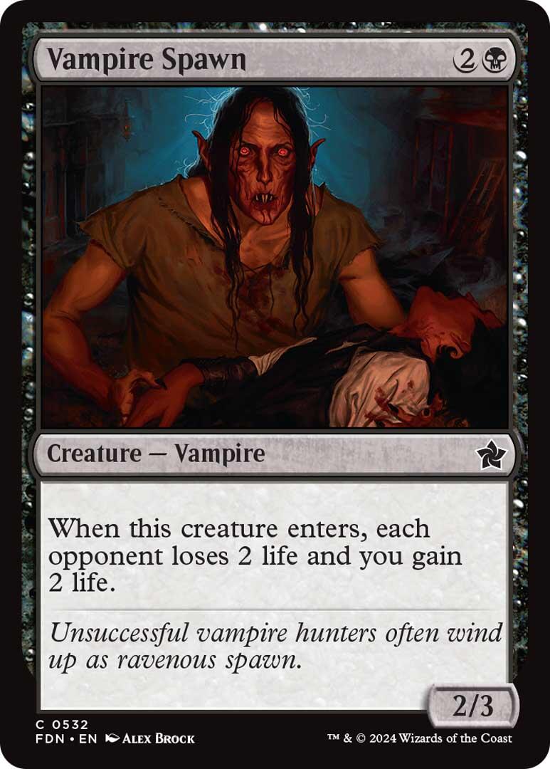 Vampires Deck Theme Card [Foundations] | D20 Games