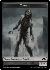 Eldrazi Spawn // Zombie Double-Sided Token [Modern Horizons 3 Tokens] | D20 Games