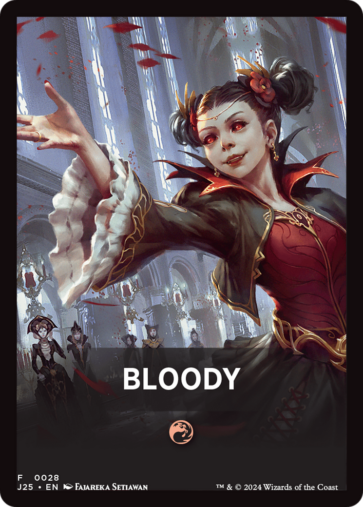 Bloody Theme Card [Foundations Jumpstart Front Cards] | D20 Games