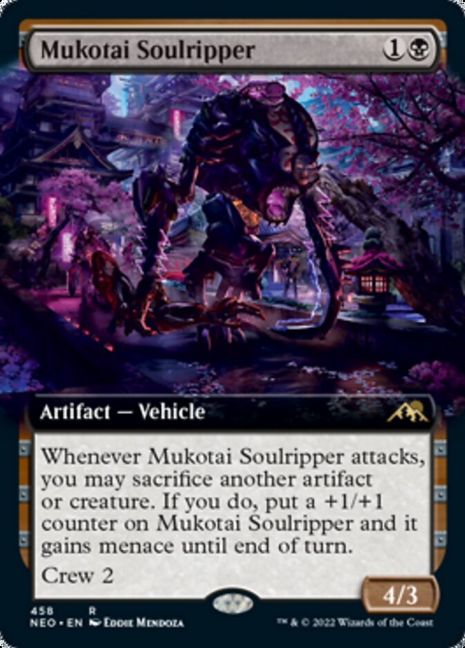 Mukotai Soulripper (Extended Art) [Kamigawa: Neon Dynasty] | D20 Games