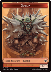 Goblin // Treasure Double-Sided Token [Foundations Tokens] | D20 Games