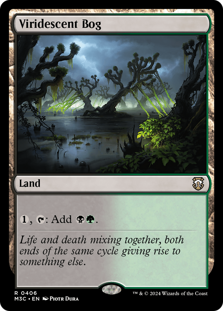 Viridescent Bog (Ripple Foil) [Modern Horizons 3 Commander] | D20 Games