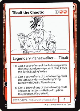 Tibalt the Chaotic (2021 Edition) [Mystery Booster Playtest Cards] | D20 Games