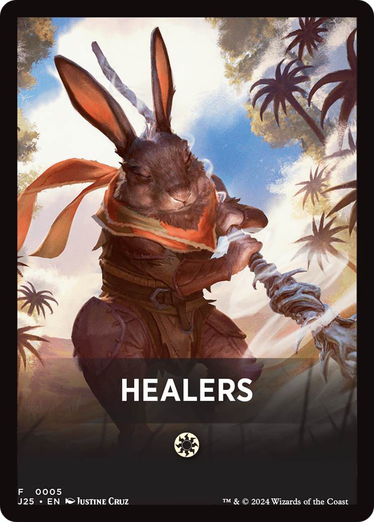 Healers Theme Card [Foundations Jumpstart Front Cards] | D20 Games