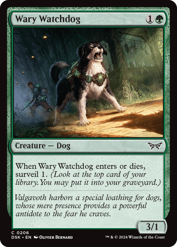 Wary Watchdog [Duskmourn: House of Horror] | D20 Games