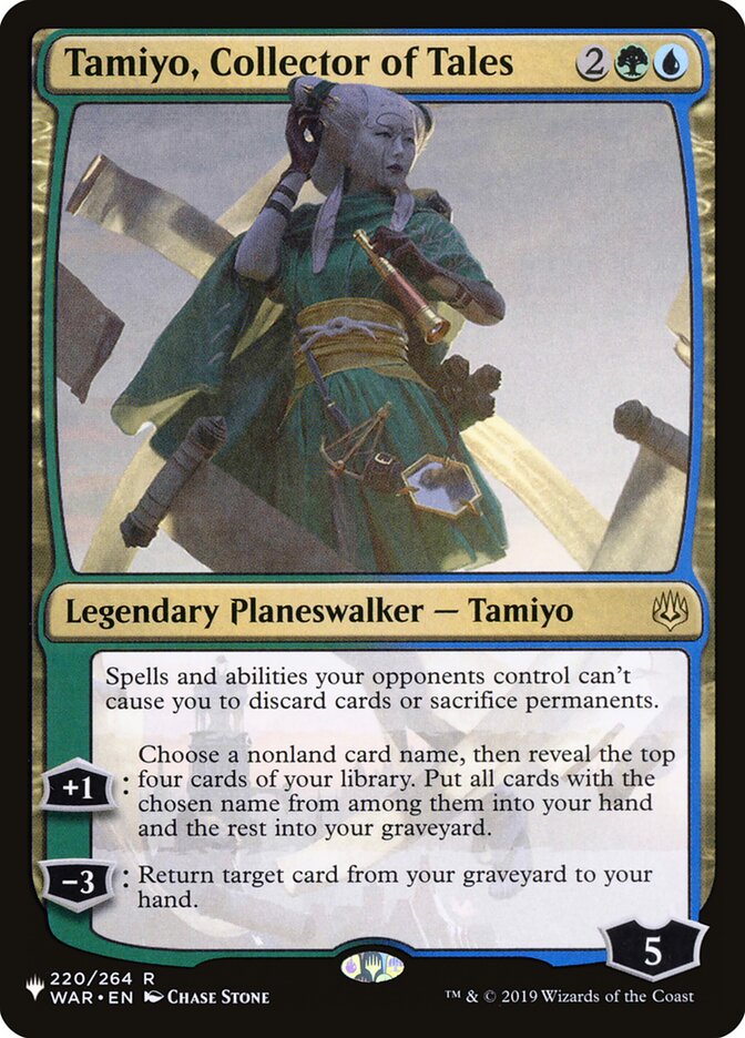 Tamiyo, Collector of Tales [The List] | D20 Games