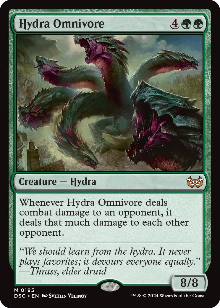 Hydra Omnivore [Duskmourn: House of Horror Commander] | D20 Games