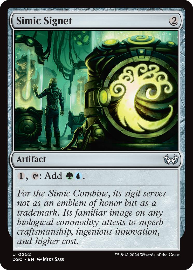 Simic Signet [Duskmourn: House of Horror Commander] | D20 Games