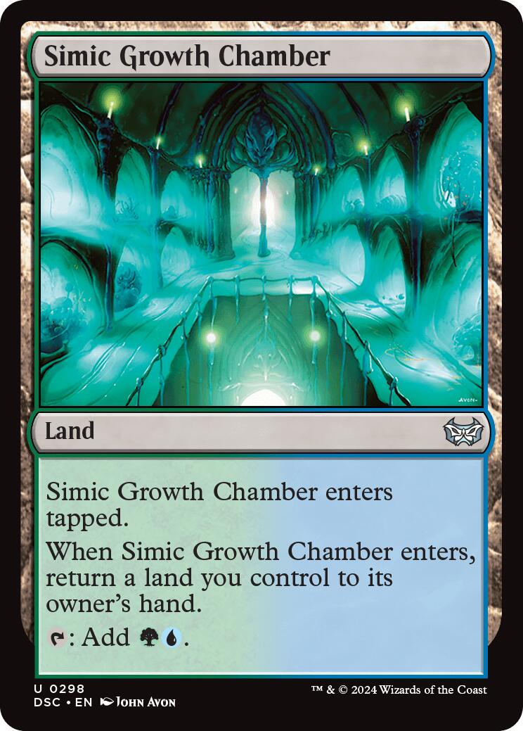 Simic Growth Chamber [Duskmourn: House of Horror Commander] | D20 Games