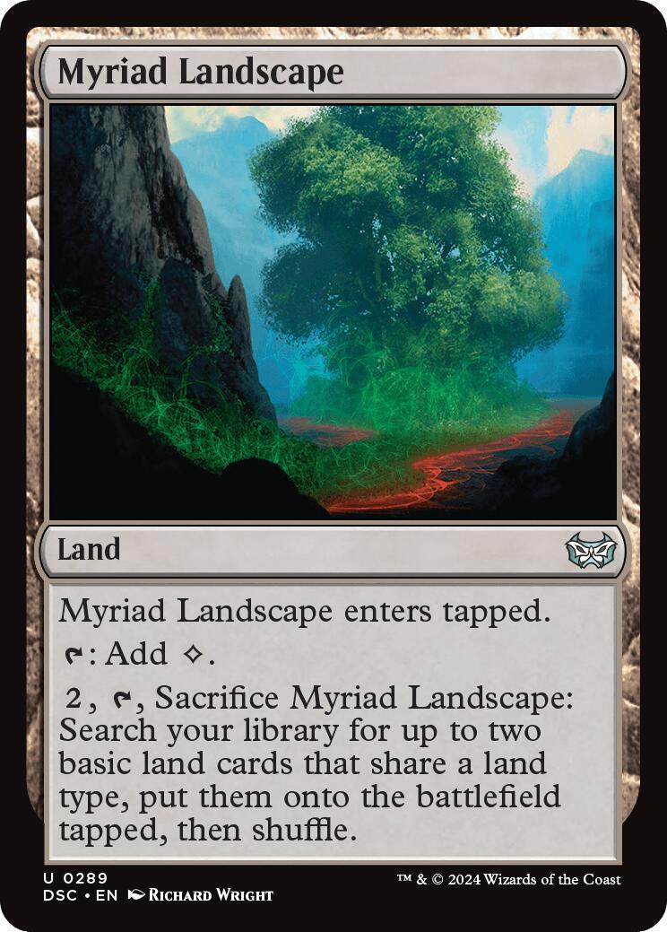 Myriad Landscape [Duskmourn: House of Horror Commander] | D20 Games