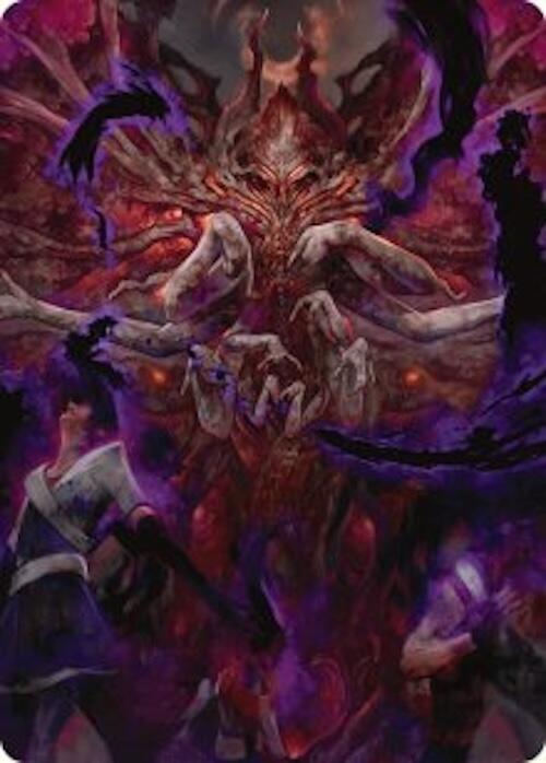 Damnation Art Card [Duskmourn: House of Horror Art Series] | D20 Games