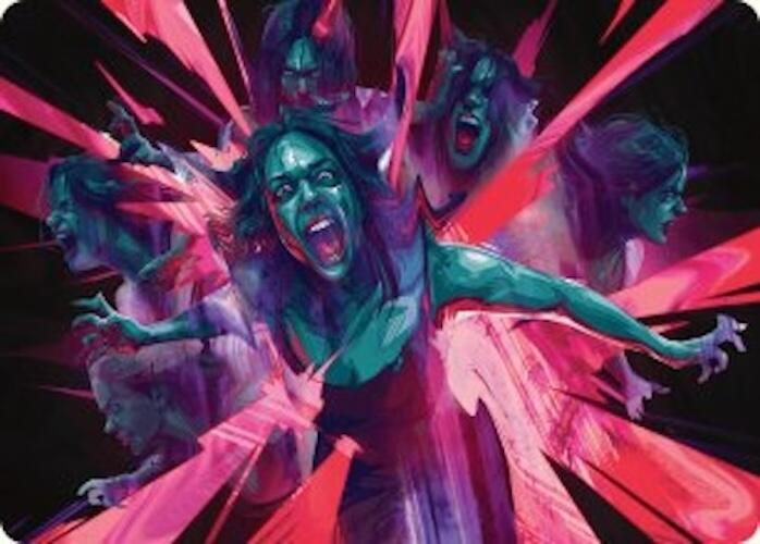 Waltz of Rage Art Card [Duskmourn: House of Horror Art Series] | D20 Games