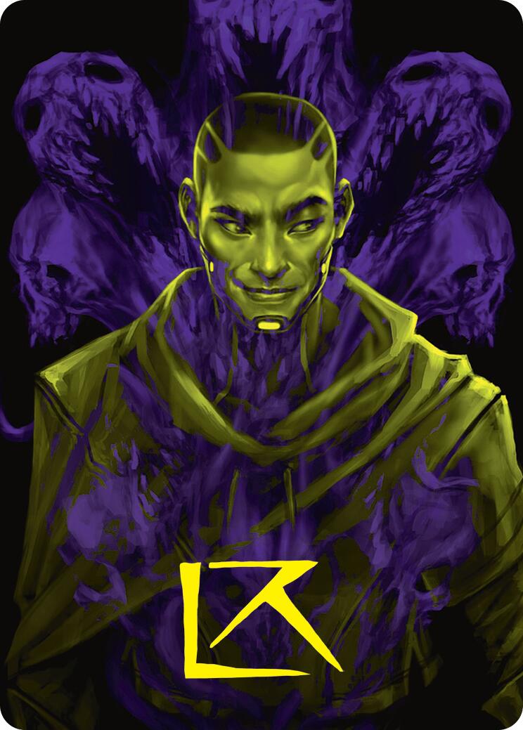 Kaito, Bane of Nightmares Art Card (Gold-Stamped Signature) [Duskmourn: House of Horror Art Series] | D20 Games