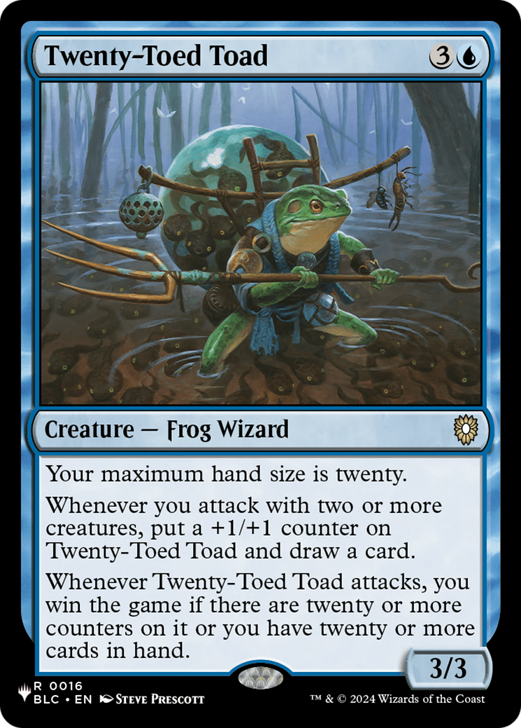 Twenty-Toed Toad [The List] | D20 Games