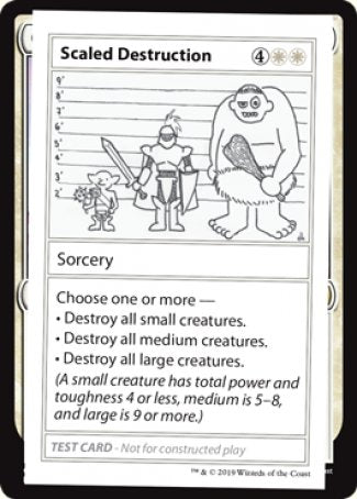 Scaled Destruction (2021 Edition) [Mystery Booster Playtest Cards] | D20 Games