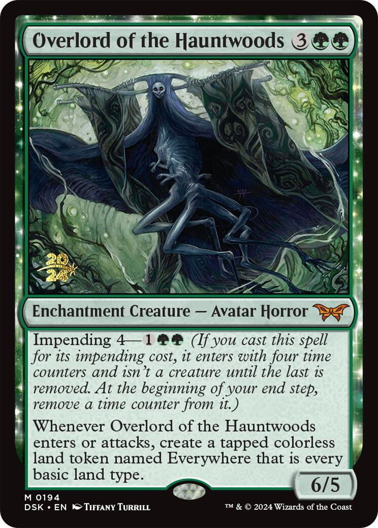 Overlord of the Hauntwoods [Duskmourn: House of Horror Prerelease Promos] | D20 Games