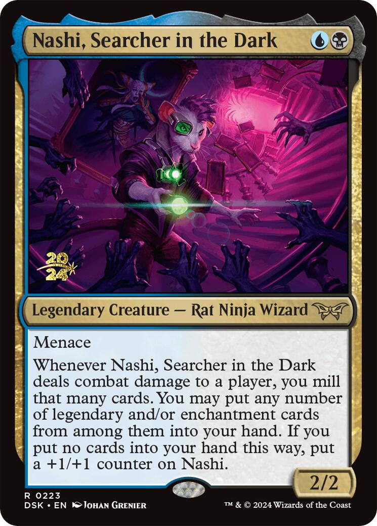 Nashi, Searcher in the Dark [Duskmourn: House of Horror Prerelease Promos] | D20 Games