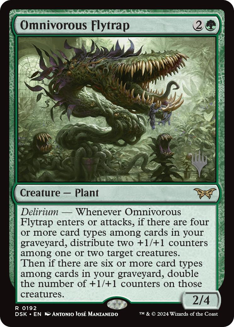 Omnivorous Flytrap [Duskmourn: House of Horror Promos] | D20 Games