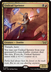 Undead Sprinter [Duskmourn: House of Horror Promos] | D20 Games