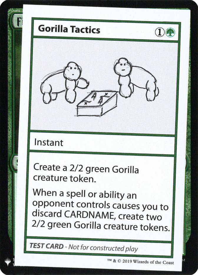 Gorilla Tactics [Mystery Booster Playtest Cards] | D20 Games