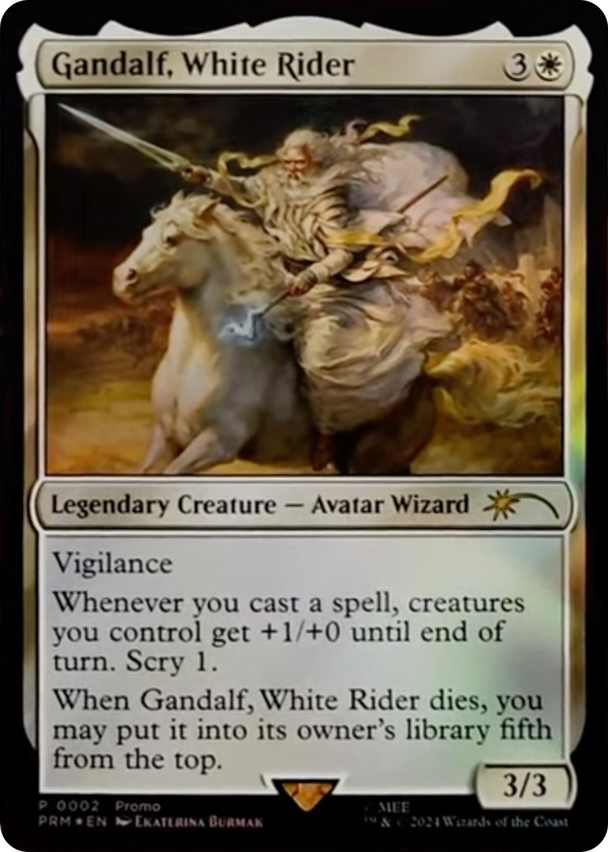 Gandalf, White Rider [Resale Promos] | D20 Games