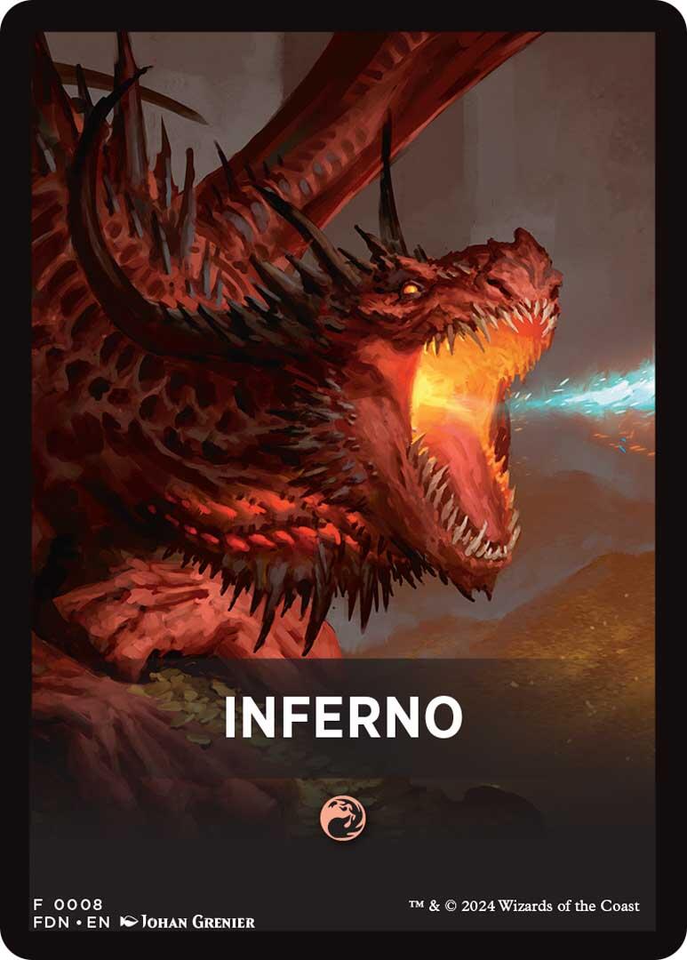 Inferno Theme Card [Foundations Tokens] | D20 Games