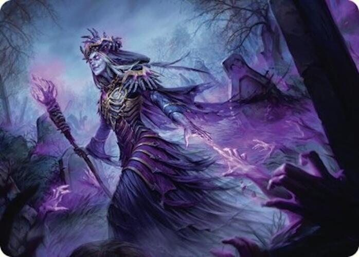 Zul Ashur, Lich Lord Art Card (10/54) [Foundations Art Series] | D20 Games