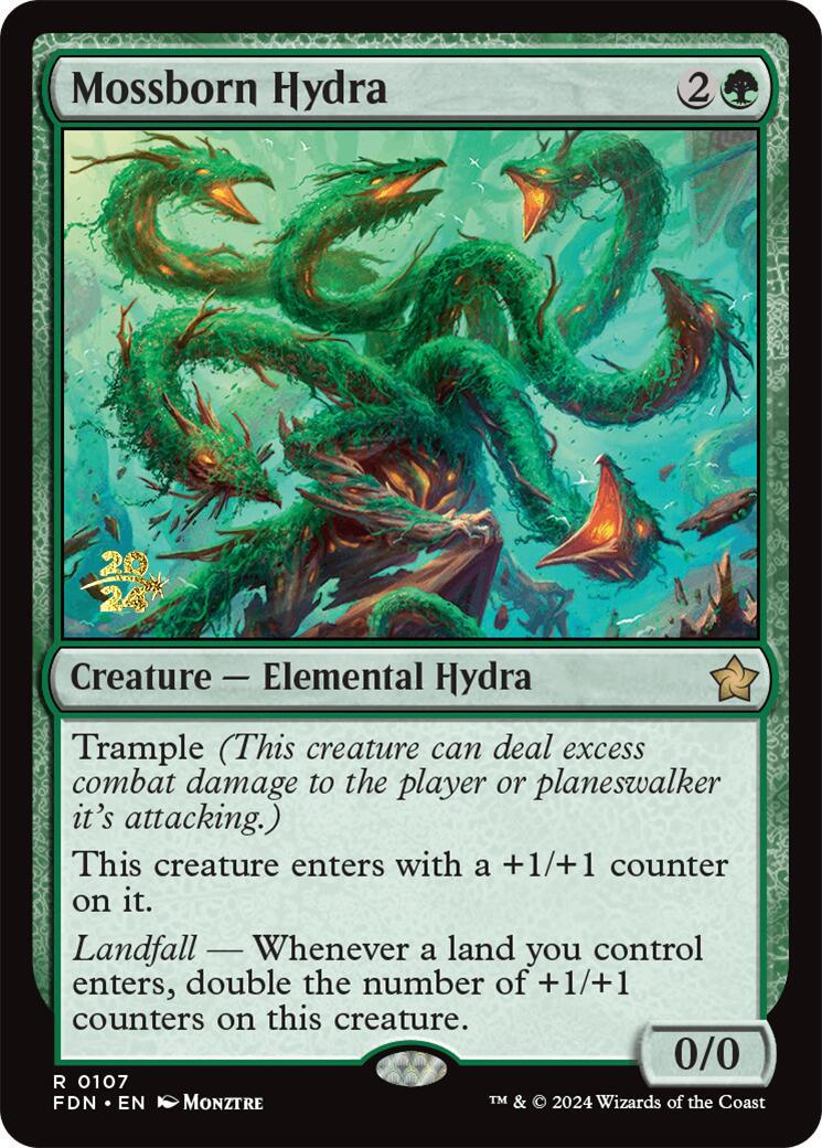 Mossborn Hydra [Foundations Prerelease Promos] | D20 Games