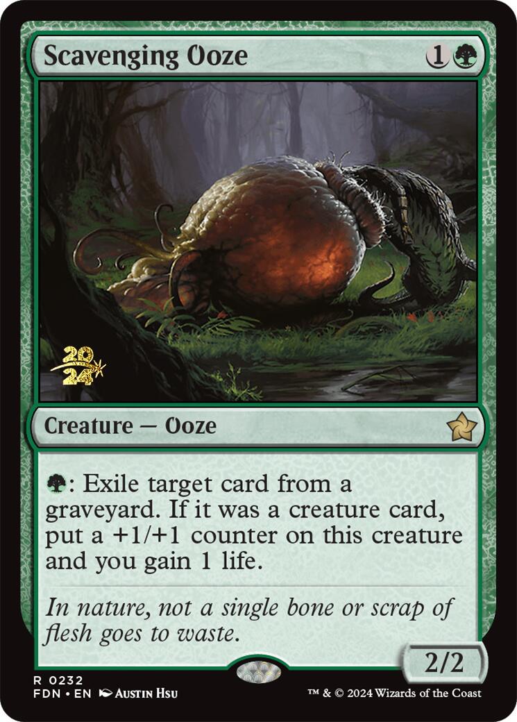 Scavenging Ooze [Foundations Prerelease Promos] | D20 Games