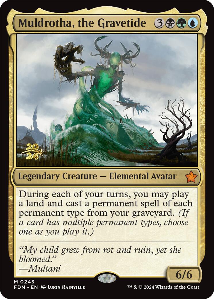 Muldrotha, the Gravetide [Foundations Prerelease Promos] | D20 Games