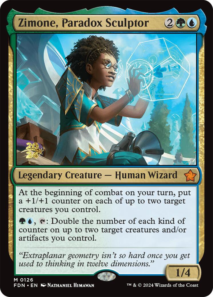 Zimone, Paradox Sculptor [Foundations Prerelease Promos] | D20 Games