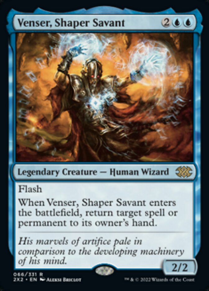 Venser, Shaper Savant [Double Masters 2022] | D20 Games