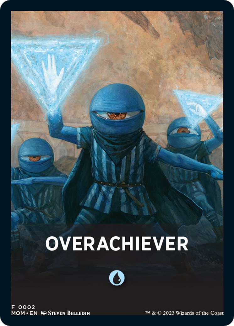 Overachiever Theme Card [March of the Machine Tokens] | D20 Games