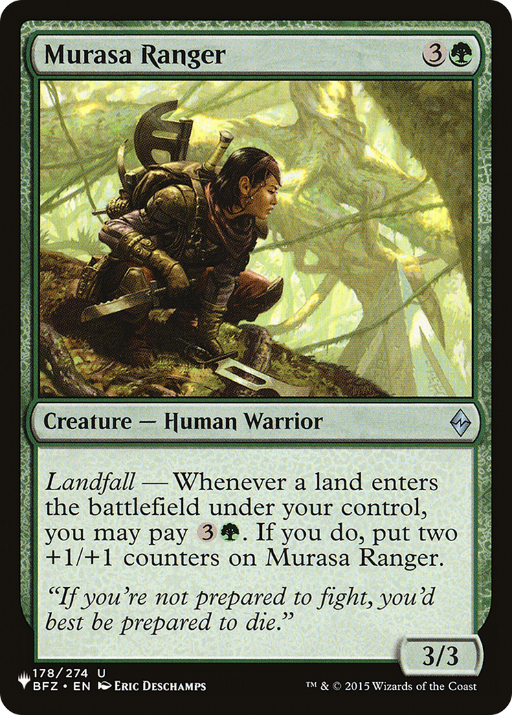 Murasa Ranger [The List] | D20 Games