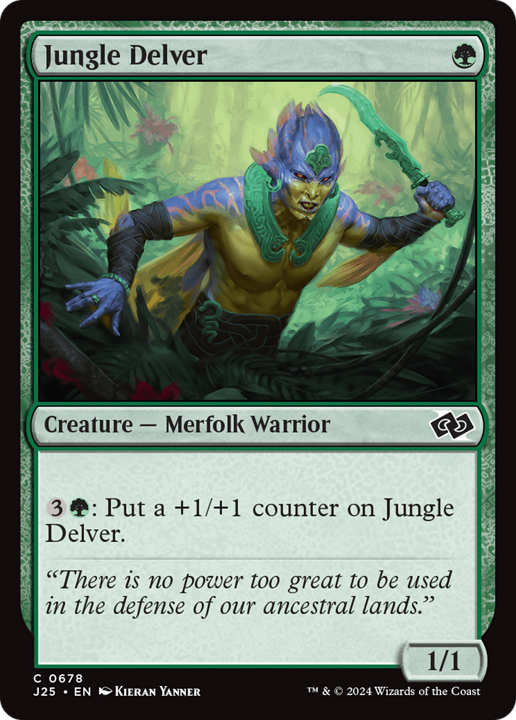 Jungle Delver [Foundations Jumpstart] | D20 Games