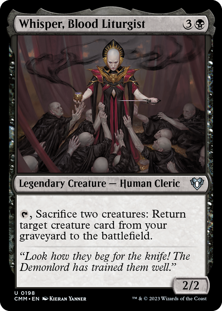 Whisper, Blood Liturgist [Commander Masters] | D20 Games