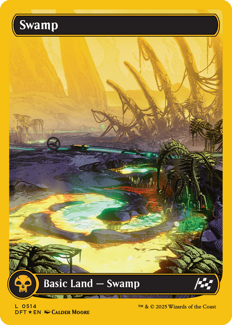 Swamp (0514) (First-Place Foil) [Aetherdrift] | D20 Games