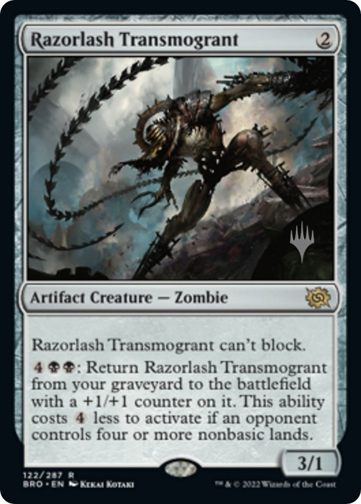 Razorlash Transmogrant (Promo Pack) [The Brothers' War Promos] | D20 Games