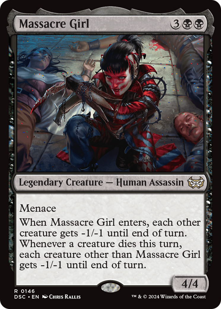 Massacre Girl [Duskmourn: House of Horror Commander] | D20 Games