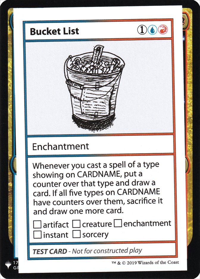 Bucket List [Mystery Booster Playtest Cards] | D20 Games