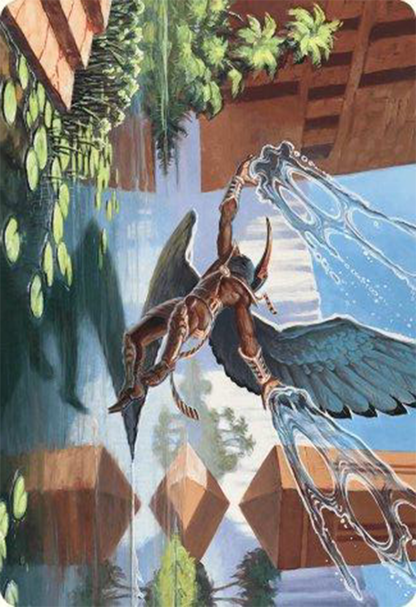 Nadu, Winged Wisdom Art Card [Modern Horizons 3 Art Series] | D20 Games