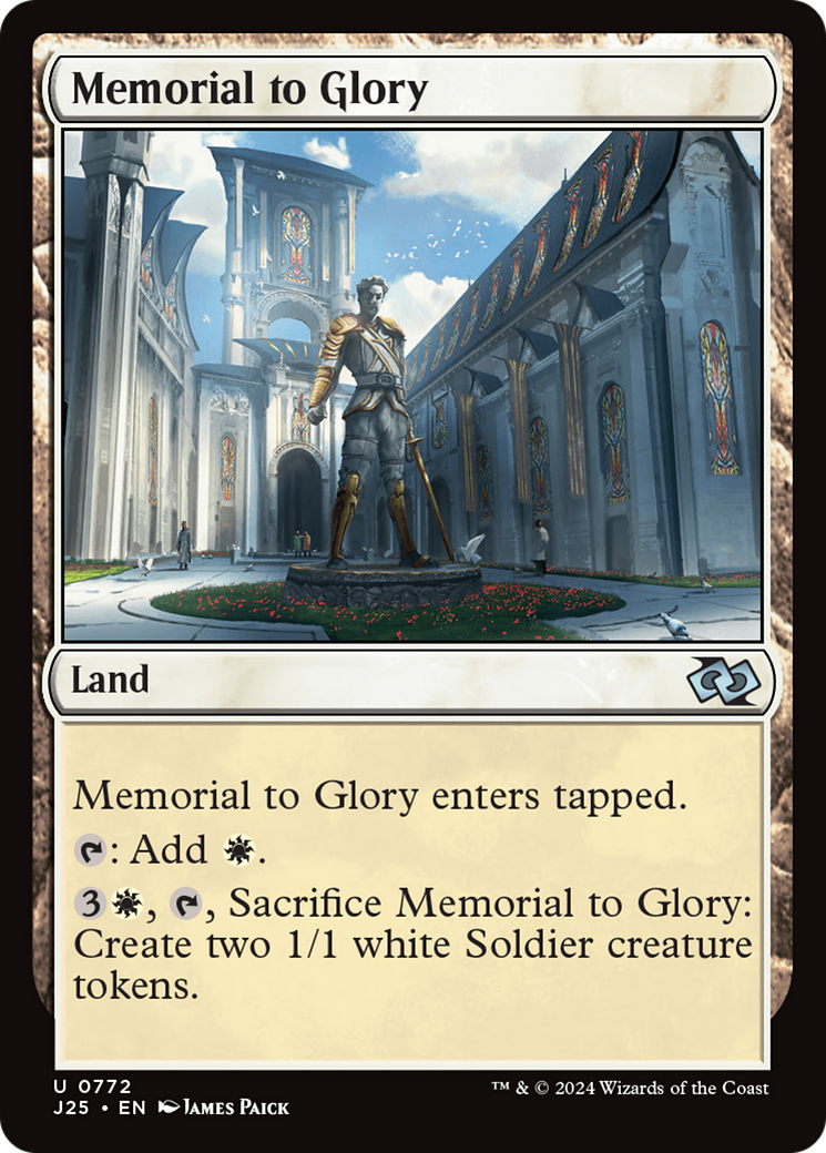 Memorial to Glory [Foundations Jumpstart] | D20 Games