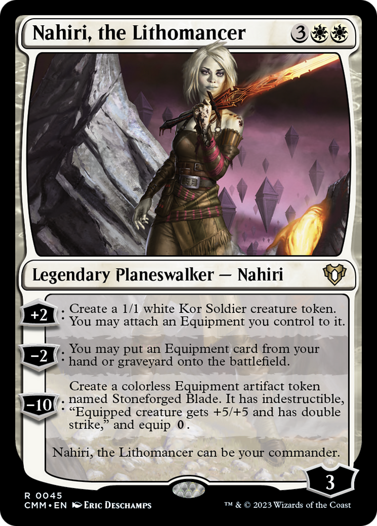 Nahiri, the Lithomancer [Commander Masters] | D20 Games