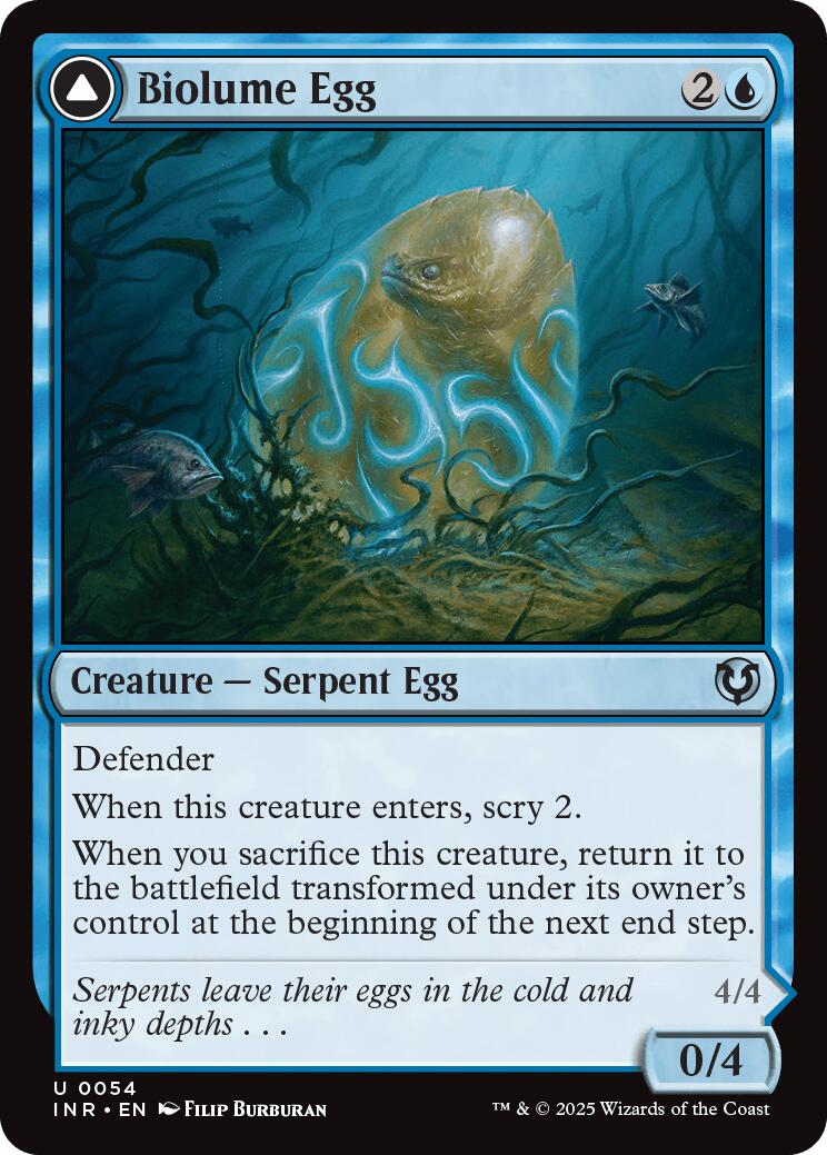 Biolume Egg // Biolume Serpent [Innistrad Remastered] | D20 Games