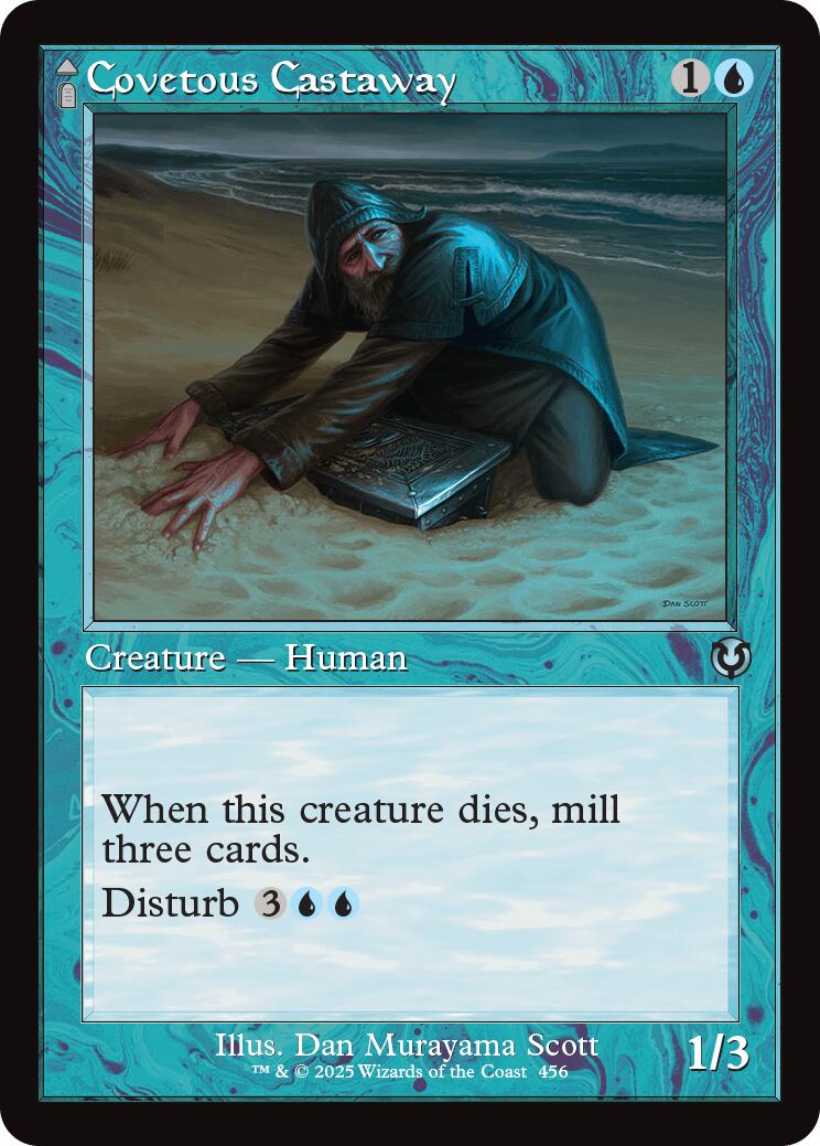 Covetous Castaway // Ghostly Castigator (Retro Frame) [Innistrad Remastered] | D20 Games