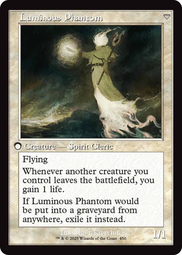 Lunarch Veteran // Luminous Phantom (Retro Frame) [Innistrad Remastered] | D20 Games